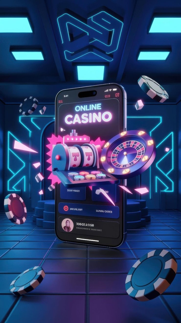 Tampilan dasbor permainan motorslot77 dengan pilihan slot dan dealer langsung